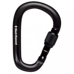 Black Diamond Pearlock Screwgate Carabiner - HMS-karabiner