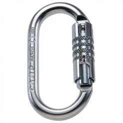 Oval Pro 3Lock - Stalen Karabiner